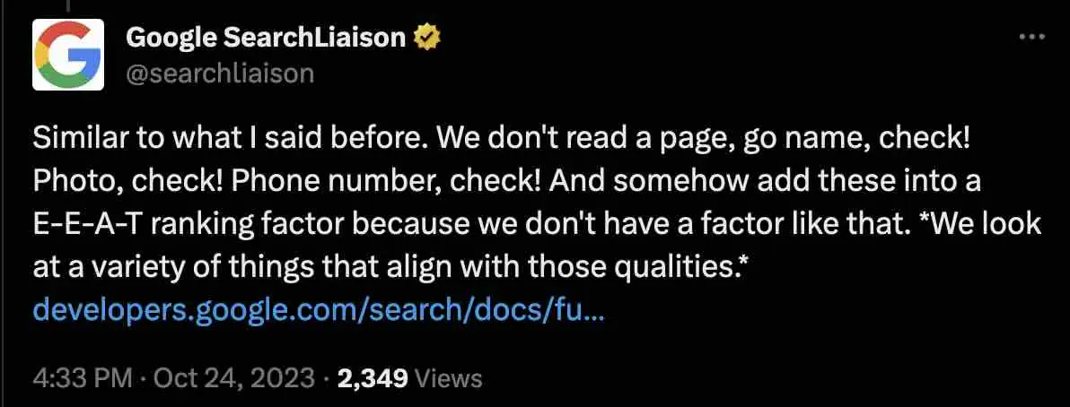 search liaison helpful content update