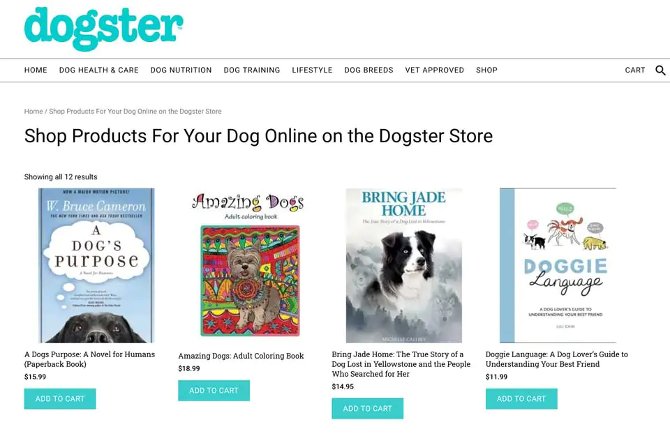dogster shop